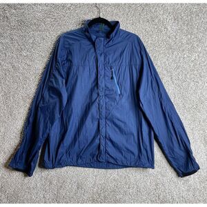 Robert Graham X Full Zip Jacket Men's 3XL Navy La Palma Windbreaker